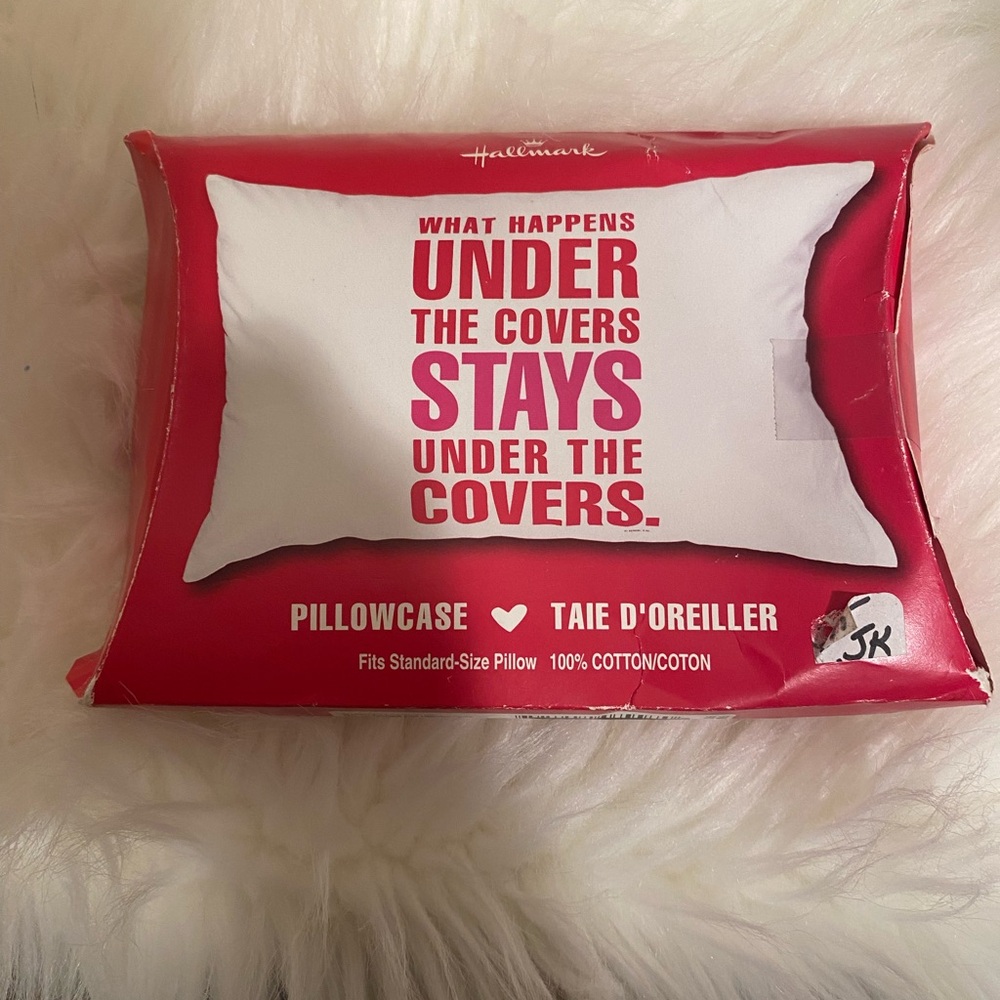 NWOT Vintage Hallmark Pillowcase